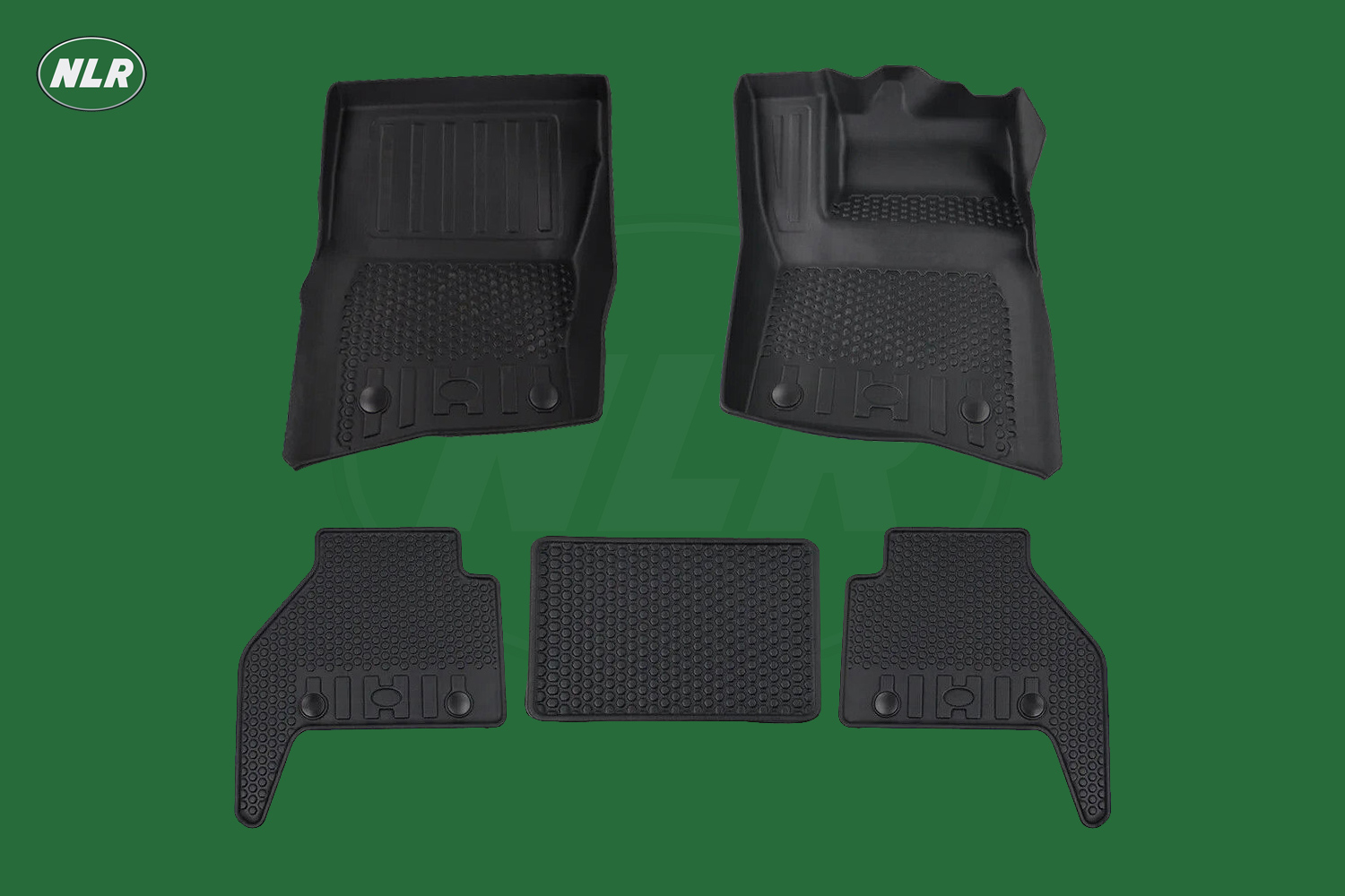 NLR Rubber Floor Mat Set for New Defender